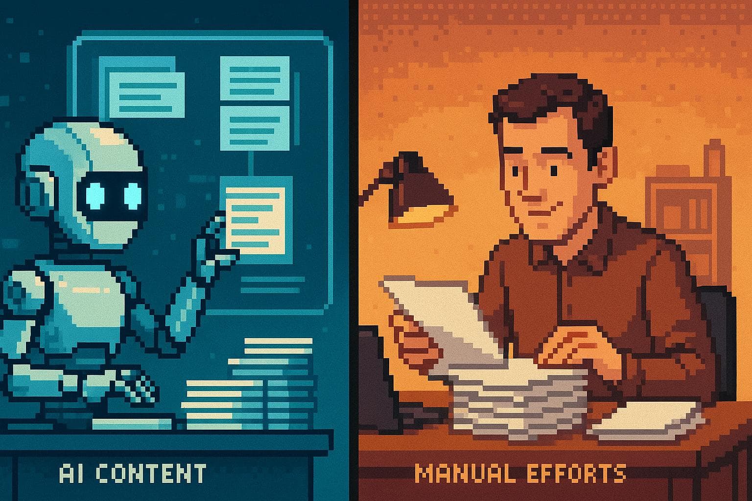 AI Content Curation vs Manual Efforts
