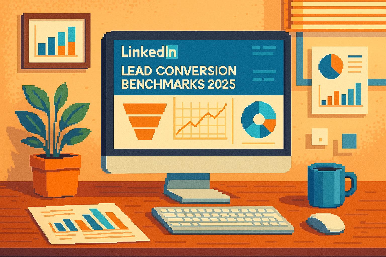 LinkedIn Lead Conversion Benchmarks 2025